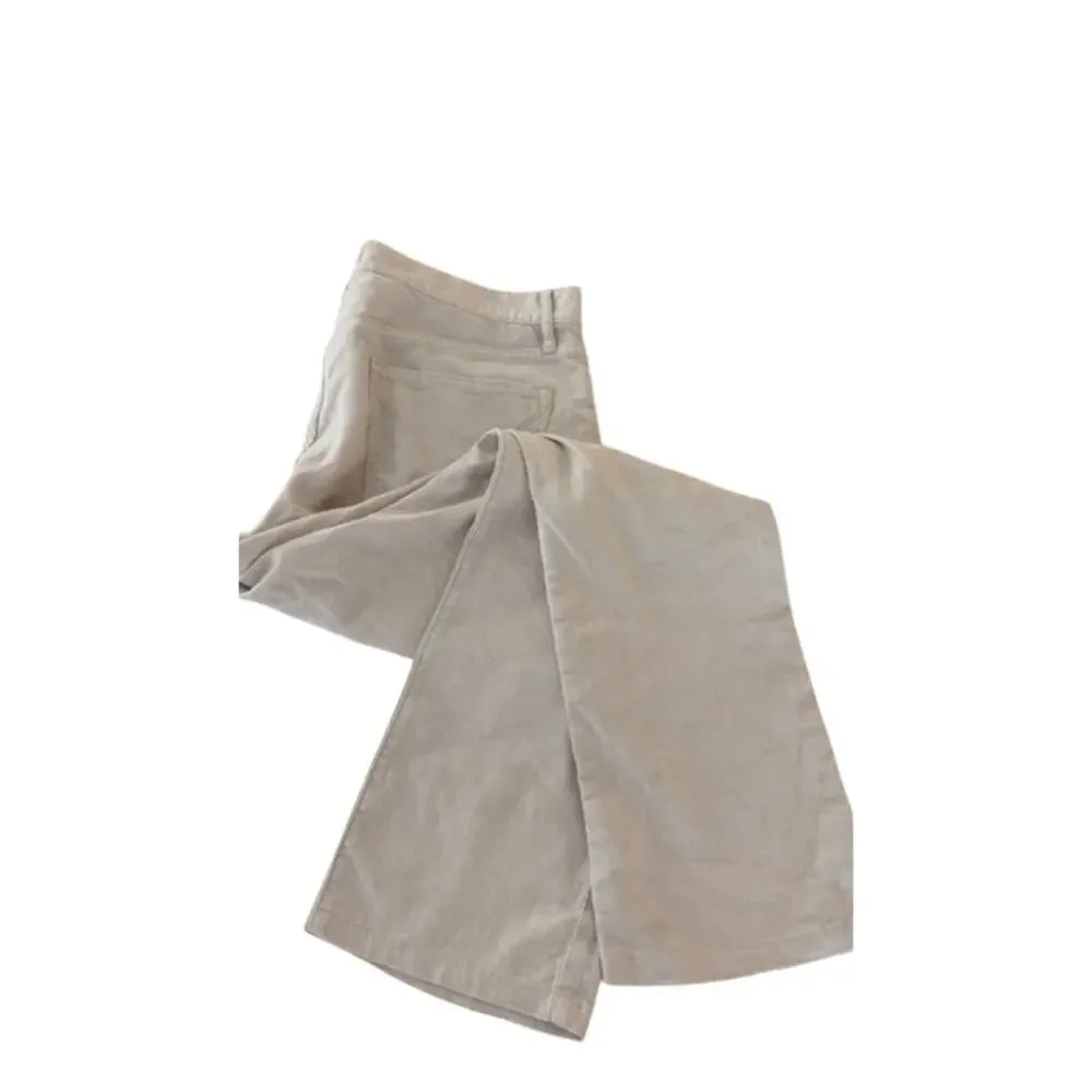 John Varvatos Bowery Linen Pants Men 34 Slim Straight Natural Casual Lightweight